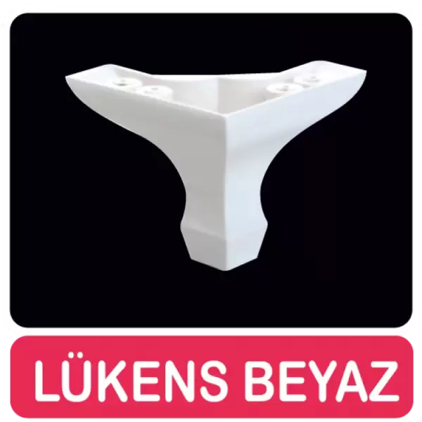 KOÇ LÜKENS AYAK 8 CM BEYAZ