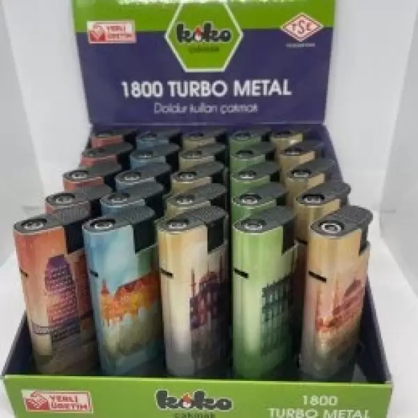 KOKO METAL JET TURBO ÇAKMAK 1800 (PKT-25 Lİ)