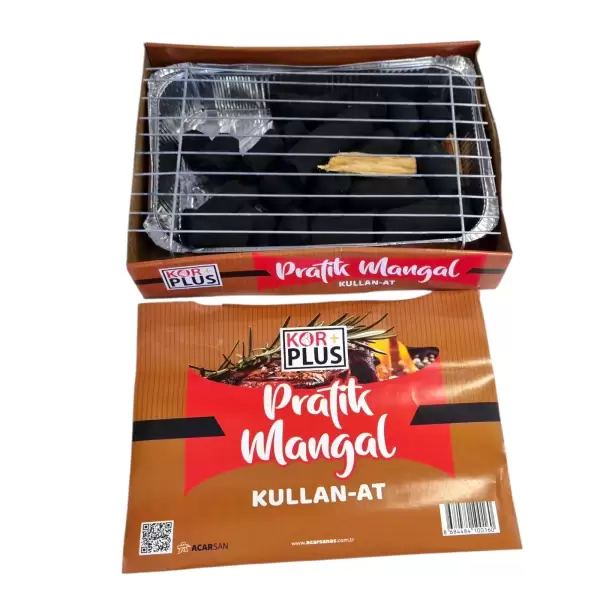 KOR PLUS PRATİK MANGAL KÖMÜRÜ KULLAN AT