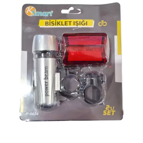 KSMART BİSİKLET IŞIĞI ÖN ARKA SET K-4414