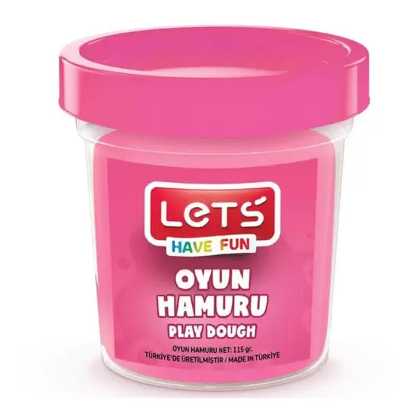 LETS OYUN HAMURU TEK RENK L8440-7 PEMBE 115 GR