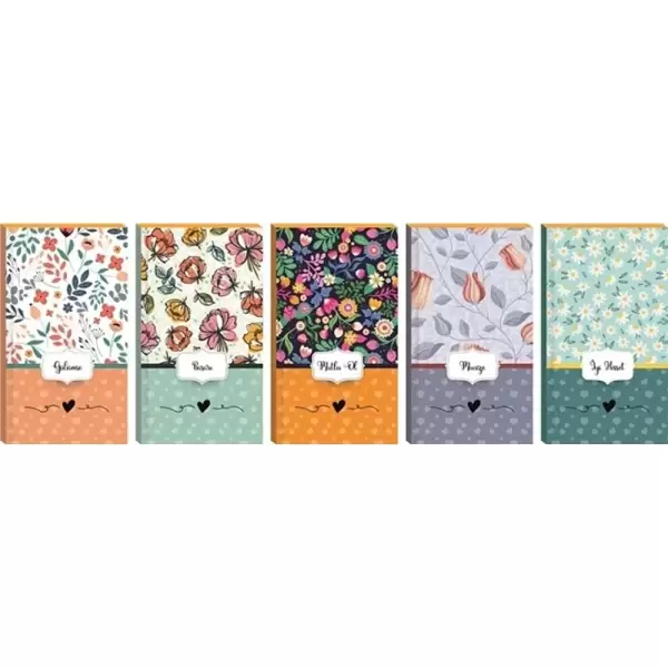 LİLAMOR FLOWERS DEFTER 9X16 48 SYF 180 Lİ FLS-02