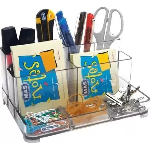 MAS DESK MASA SETİ PLASTİK ŞEFFAF 810