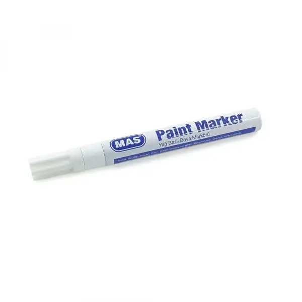 MAS MARKER KALEM YAĞ BAZLI SİYAH 6448(PK-12 Lİ)
