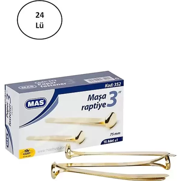 MAS MAŞA RAPTİYE NO:15 75 MM (KUTU-24 Lİ)