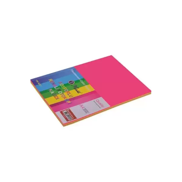 MASİS FOSFORLU PEMBE A4 KAĞIT 100 LÜ FK100-FP