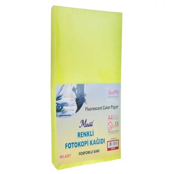 MASİS SARI FOTOKOPİ KAĞIDI A4 500 LÜ FK-500-S