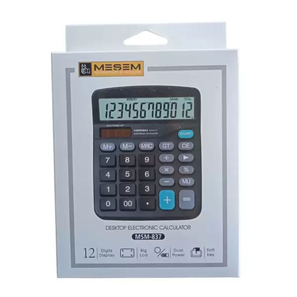 MEŞEM HESAP MAKİNESİ KÜÇÜK MSM-837