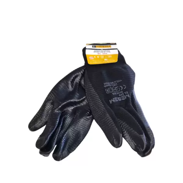 MEŞEM ZEBRA ELDİVEN 1/2 SİYAH EL-350 (PK-12Lİ)