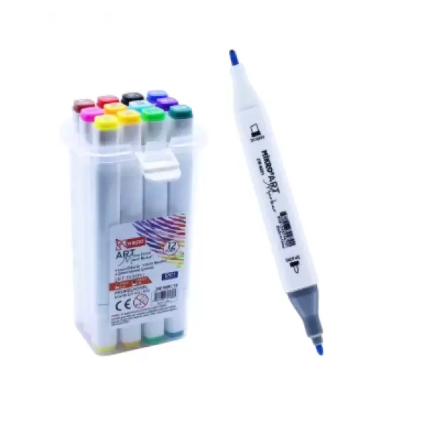 MİKRO ART MARKER KALEM ZW-8001-12 S (PKT-12 Lİ)