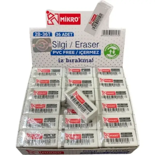 MİKRO KEEP HAP. SÜRGÜLÜ SİLGİ ER-4584 (PKT-36LI)