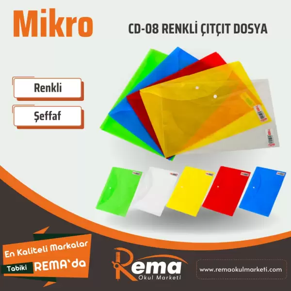 MİKRO RENKLİ ÇITÇIT DOSYA CD-08