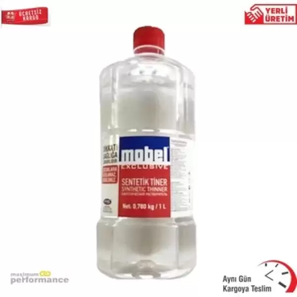 MOBEL SENTETİK TİNER 1 LT (0780 KG)