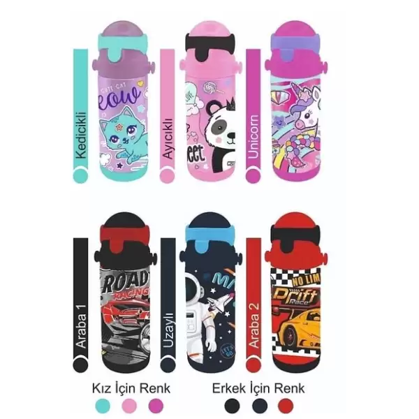 MUGGLE THE ORIGINAL ÇELİK MATARA 550 ML KOD:2636