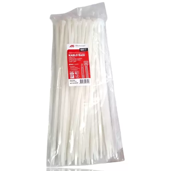 MUTLUSAN CIRT KELEPÇE (KABLO BAĞI)4,8 X450 100 LÜ