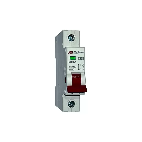 MUTLUSAN SİGORTA B32 AMP 6KA 1P (PKT-12 Lİ)