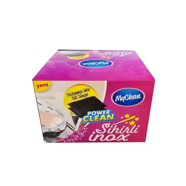 MYCLEAN İNOX TELLİ SÜNGER TEKLİ MGC-06 (PKT-48 Lİ)