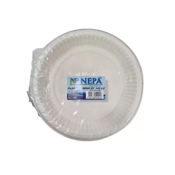 NEPA PLASTİK TABAK BÜYÜK BOY 100 LÜ N-4094