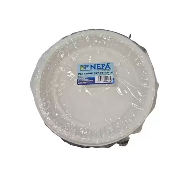 NEPA PLASTİK TABAK EXTRA BÜYÜK BOY 100 LÜ N-4107