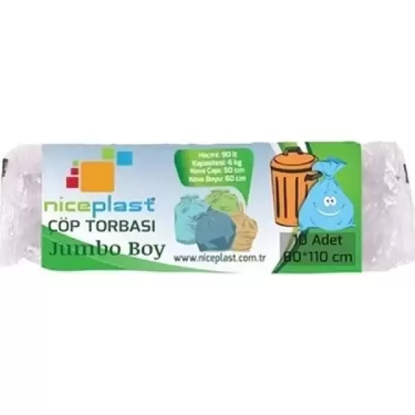 NİCEPLAST ÇÖP POŞETİ TORBASI JUMBO BOY