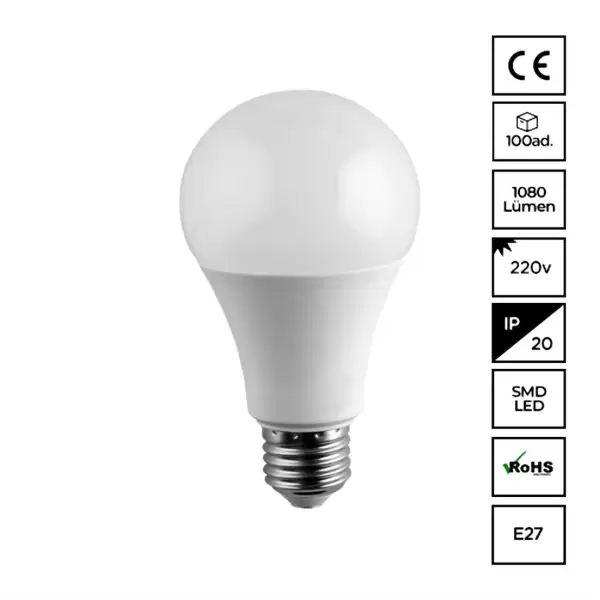 NOAS LED AMPUL 12 W BEYAZ YL95-1201-A