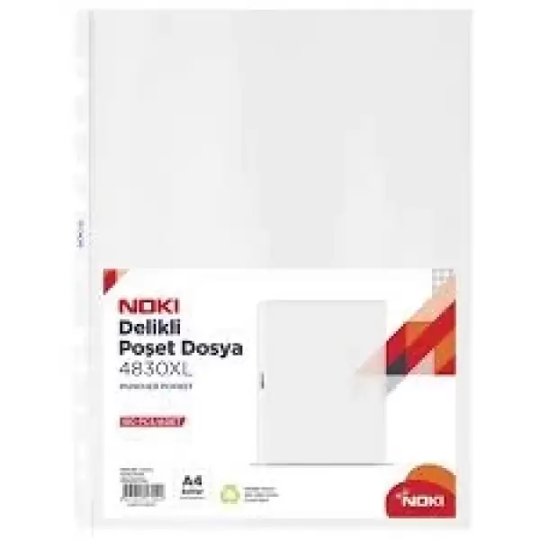 NOKİ POŞET DOSYA XL A4 100 LÜ