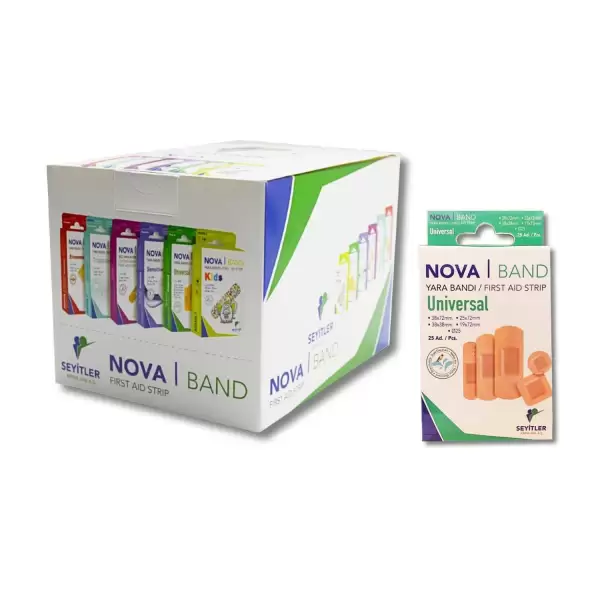 NOVA UNİVERSAL YARA BANDI 20 PCS (KUTU-20 KART)