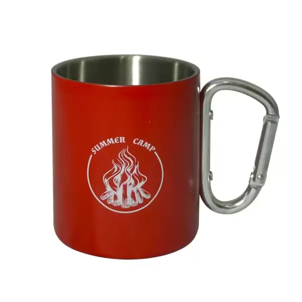 ORCAMP KARABİNA ÇELİK KUPA KIRMIZI 180ML OUT-1850
