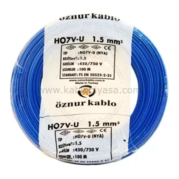 ÖZNUR NYA KABLOSU 1,5 MM (TOP-100 MT)