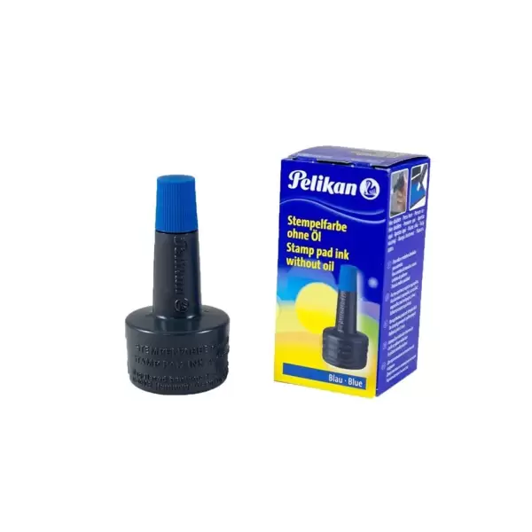 PELİKAN ISTAMPA MÜREKKEBİ 28 ML MAVİ (PKT-10LU)
