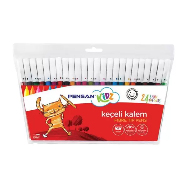 PENSAN ECOKİDS KEÇELİ KALEM 5000 24 LÜ