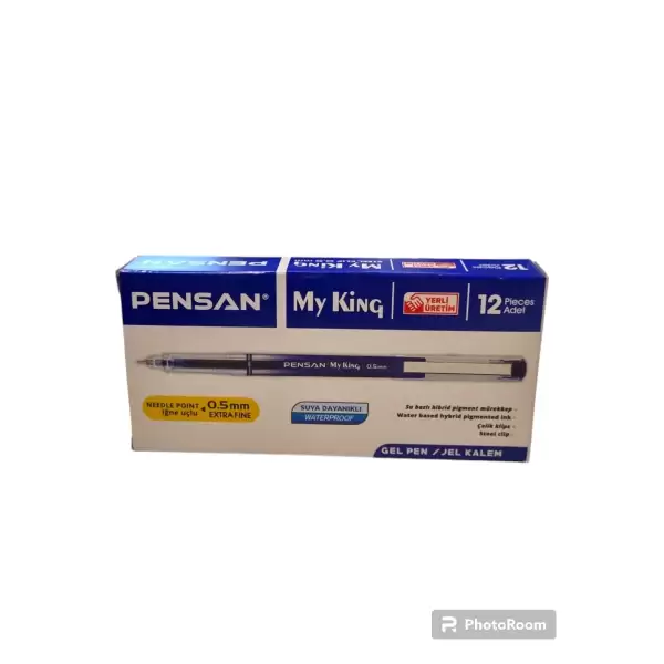 PENSAN MY KİNG JEL KALEM 0.5 MM MAVİ 6405(PK-12Lİ)