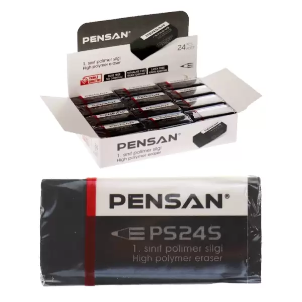 PENSAN SİYAH SİLGİ PS-24 24 LÜ