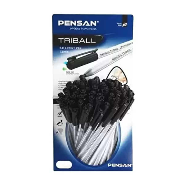 PENSAN TRIBALL TÜK.KAL.1.0 MM SİYAH 1003 (ST-60LI)