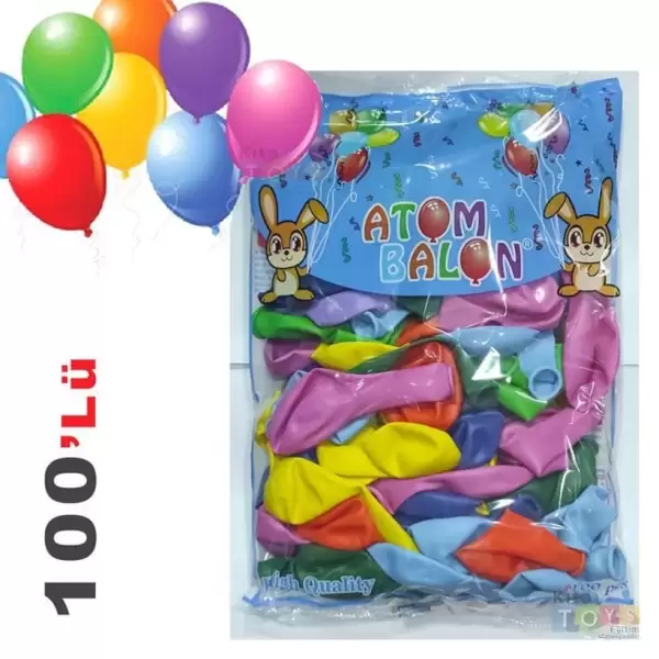 PFY TOYS BALON KARIŞIK 100 LÜ