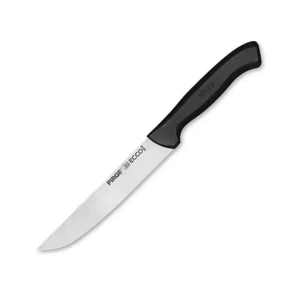 PİRGE ECCO MUTFAK BIÇAĞI SİYAH 15,5 CM 38050-01