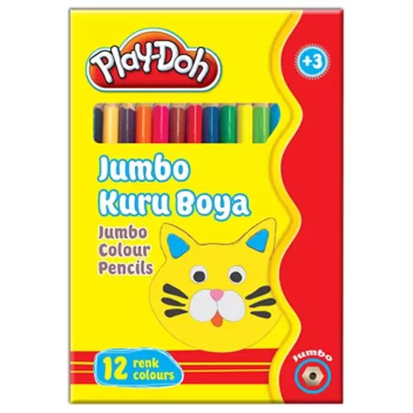 PLAY-DOH KURU BOYA JUMBO 12 Lİ KU-004