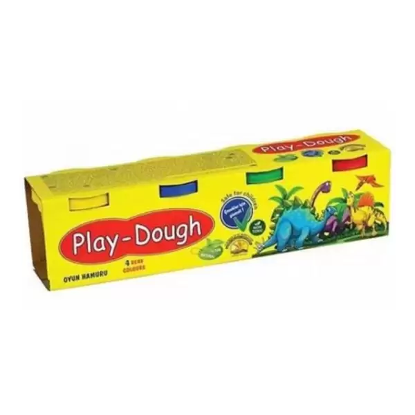 PLAY DOUGH OYUN HAMURU 4 RENK L-544 (KOLİ-36 LI)