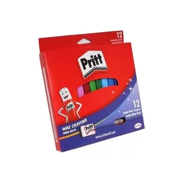 PRİTT MUM (PASTEL) BOYA JUMBO ÜÇGEN 12 Lİ 1655739