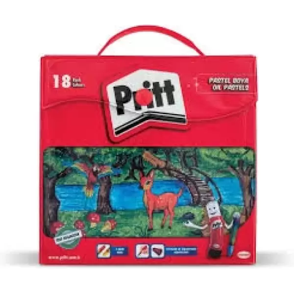 PRİTT PASTEL BOYA ÇANTALI 18 Lİ 1048063