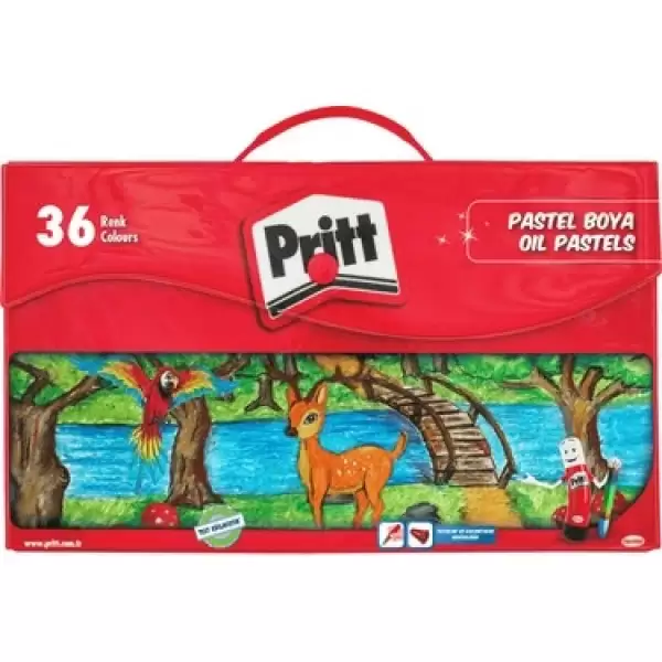PRİTT PASTEL BOYA ÇANTALI 36 LU 1048065