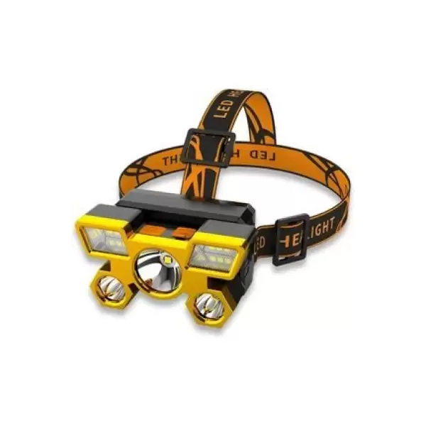 RECHARGEABLE HEADLAMP KAFA LAMBASI 5 GÖZLÜ