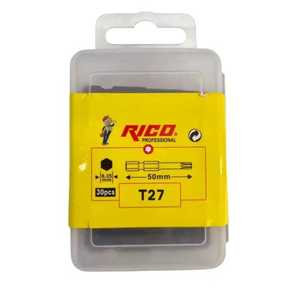 RICO BİTS UÇ T-27 27X50 MM 005-KK1193 (PKT-30 LU)