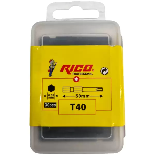 RICO BİTS UÇ T-40 40X50 MM 005-KK1195 (PKT-30 LU)