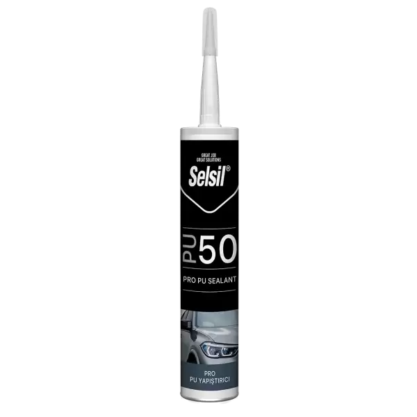 SELSİL 50 SİLİKONİZE MASTİK BEYAZ 280 ML 3601