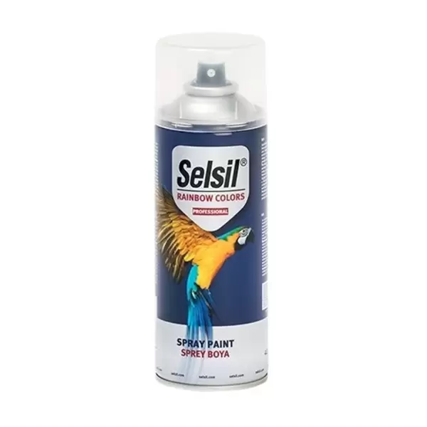 SELSİL SPREY BOYA GÜMÜŞ GRİ 400 ML TAB-423