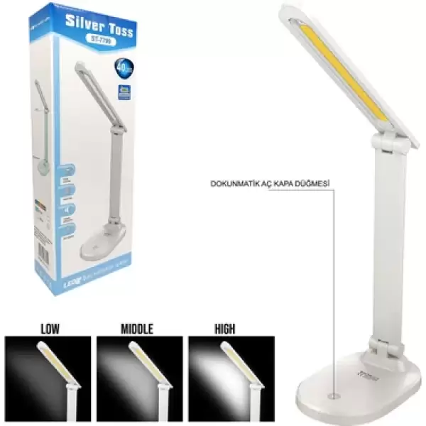 SİLVER TOSS MASA LAMBASI LEDLİ ST-7799