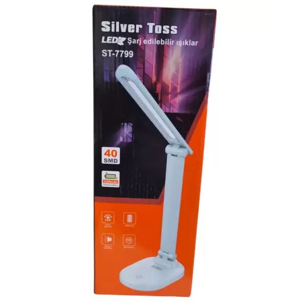 SİLVER TOSS MASA LAMBASI LEDLİ ST-7799