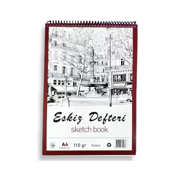 SİNGLE COLOR A4 ESKİZ DEFTER