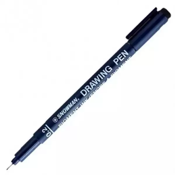 SNOWMAN TEKNİK ÇİZİM KALEMİ 0.2 MM SİYAH FT-700